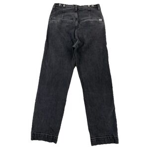 Levi's | Jeans | Levis Ribcage Straight Ankle Jeans Black Button Fly ...